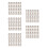250Pcs Silver Alloy Drawstring Cord Buckles Durable Rope End Stoppers 8