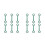 12Pcs Kids Protector Locks Green ABS Baby Safety Drawer Locks for Home 4
