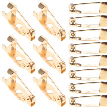 200Pcs Golden Iron Safety Pins for Clothes Heavy Duty DIY Brooch Pins