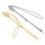 4Pcs Silver Metal Jewish Bible Reading Pointer with Chain for 2