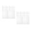 20Pcs Transparent PVC Stencil Sheets for Crafts Reusable Art Templates 3