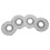 16Pcs Recessed Stainless Steel Fire Sprinkler Cover Plate Silver 1