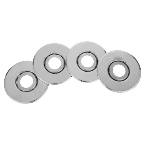 16Pcs Recessed Stainless Steel Fire Sprinkler Cover Plate Silver