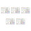 10Pcs Assorted Color Multiplication Chart Whiteboard for Classroom Use 5