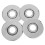 16Pcs Recessed Stainless Steel Fire Sprinkler Cover Plate Silver 2