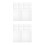 20Pcs Transparent PVC Stencil Sheets for Crafts Reusable Art Templates 7