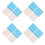 Silicone Earwax Cleaning Tool Set Sky-Blue Reusable Ear Picks 5