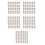 250Pcs Silver Alloy Drawstring Cord Buckles Durable Rope End Stoppers 3