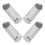 12Pcs Stainless Steel Aquarium Filter Intake Guard Black Mesh Screen 3