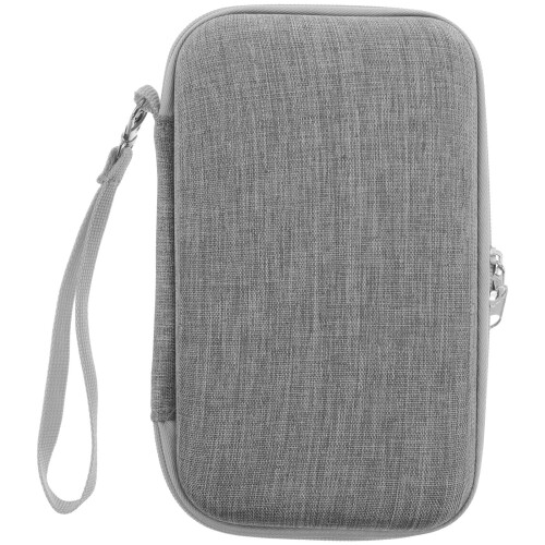 5Pcs Hard Eva Diabetic Meter Case Grey - Shockproof Travel Storage Bag 1