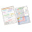 10Pcs Assorted Color Multiplication Chart Whiteboard for Classroom Use 3