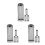 12Pcs Stainless Steel Aquarium Filter Intake Guard Black Mesh Screen 8