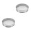 2Pcs Silver Stainless Steel Sieve Fine Mesh Paint Filter for Pottery 3