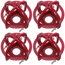 8Pcs Fire Sprinkler Head Protector Red Aluminum Cover for Home Safety