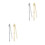4Pcs Silver Metal Jewish Bible Reading Pointer with Chain for 9