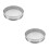 2Pcs Silver Stainless Steel Sieve Fine Mesh Paint Filter for Pottery 4