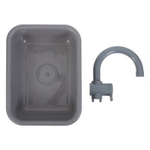 1Set Speelse Kinderspoelbak Met Stevig Plastic Materiaal