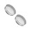 2Pcs Silver Stainless Steel Sieve Fine Mesh Paint Filter for Pottery 5