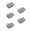 5Pcs Hard Eva Diabetic Meter Case Grey - Shockproof Travel Storage Bag 5