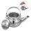 2Pcs Stainless Steel Tea Maker Pot with Removable Infuser Silver 11