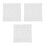 3Pcs White Lace Covers for Bread Machine Microwave Oven Home Use 9