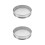 2Pcs Silver Stainless Steel Sieve Fine Mesh Paint Filter for Pottery 8