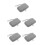 5Pcs Hard Eva Diabetic Meter Case Grey - Shockproof Travel Storage Bag 4