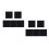 10Pcs Black Felt Acoustic Panel Absorbing Board for Ktv 6