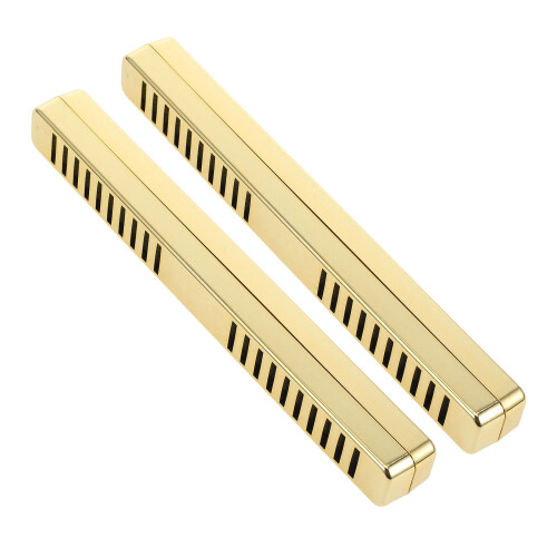 4Pcs Golden Cigar Humidifiers ABS Mini Humidor Fresh Storage Accessory