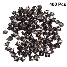 800St Vierkante Metalen Nietjes Grijs DIY Kleding Tassen