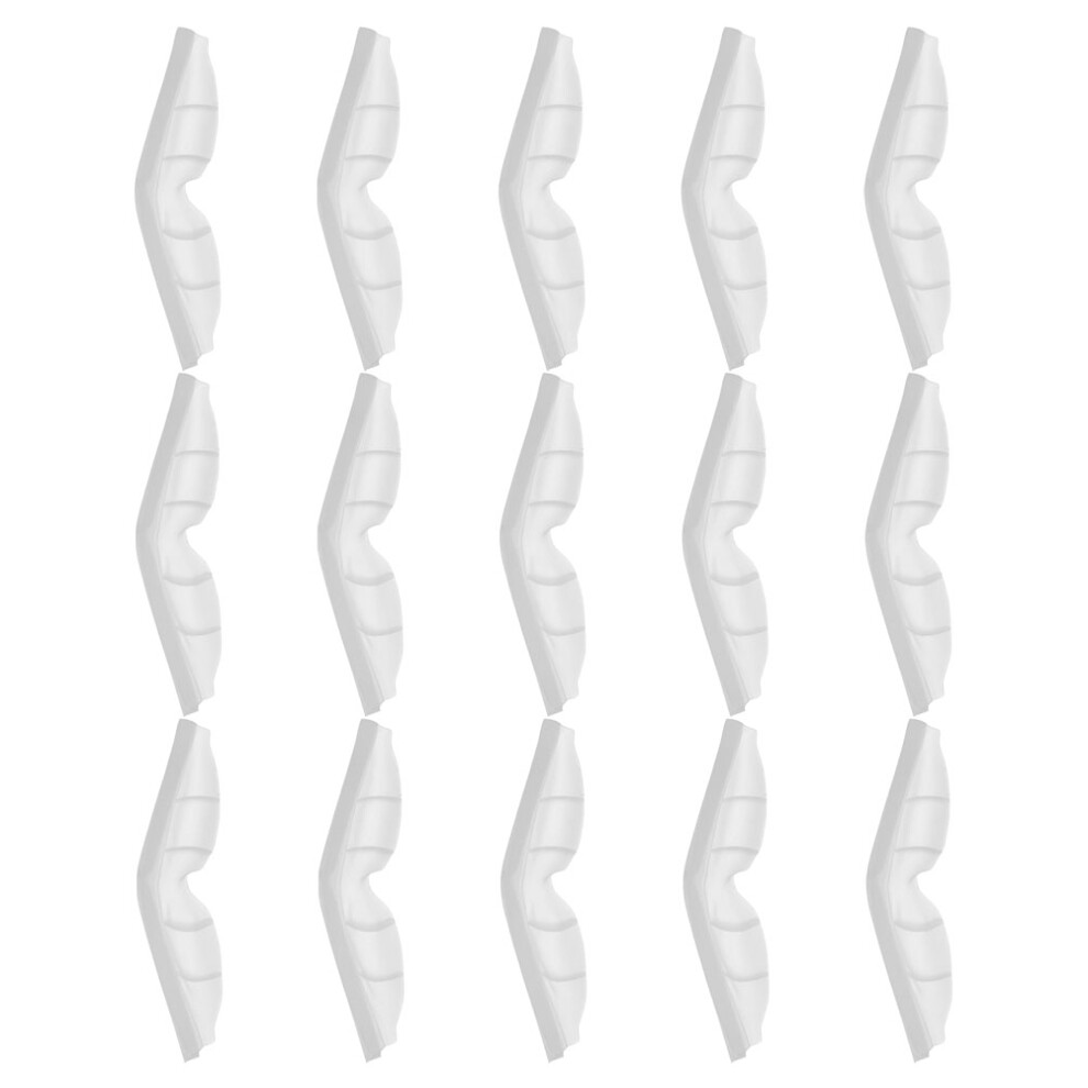 Vaguelly White 30Pcs Silicone Mask Nose Bridge Strips Anti-Fog For Outdoor Use