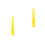 2Pcs Durable Yellow Plastic Paint Mixing Rods Manual Stirring Tools 9