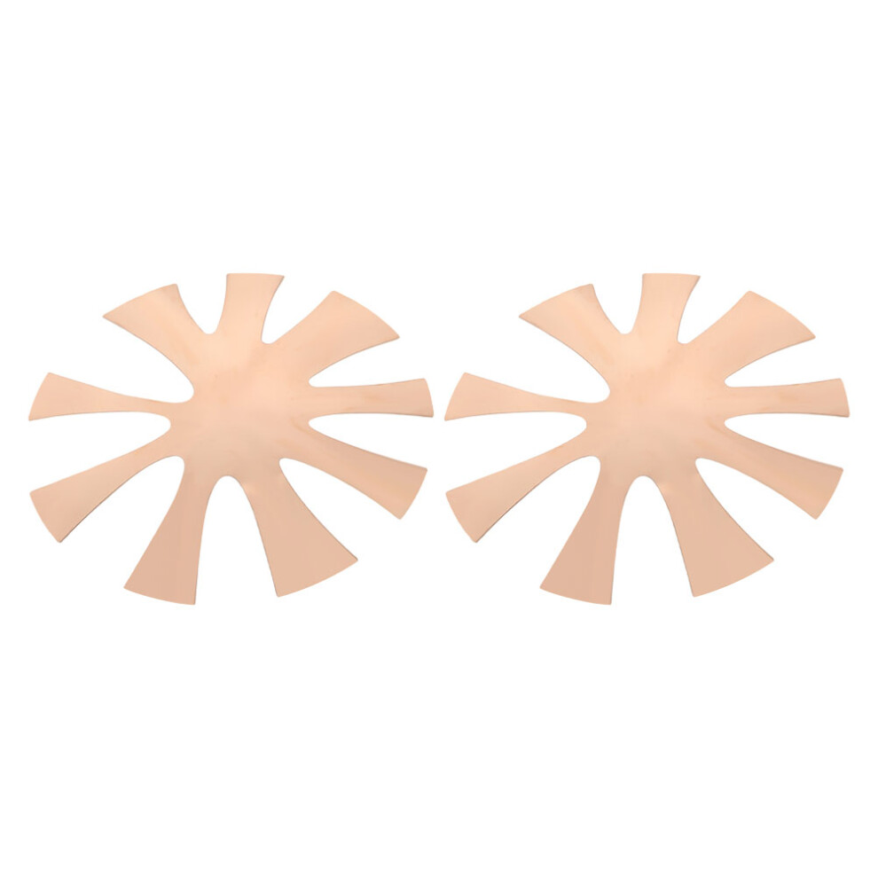 Vaguelly Golden 6Pcs Metal Nail Shaper French Tip Guide Manicure