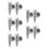10Pièces Robinet D'angle Inox Automatique Compatible Machines À 4