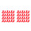 200Pcs Mini Santa Claus Boots Plastic Christmas Craft Table Decor 4