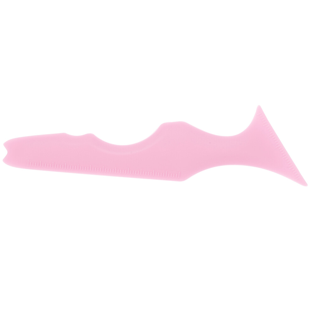 Ohphcall Pink 10Pcs Silicone Makeup Tools Eyeliner Stencils Lipstick Helper