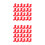 200Pcs Mini Santa Claus Boots Plastic Christmas Craft Table Decor 9