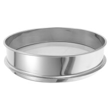 2Pcs Silver Stainless Steel Sieve Fine Mesh Paint Filter for Pottery