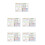 10Pcs Assorted Color Multiplication Chart Whiteboard for Classroom Use 6