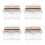 4Pièces Piano Pouce Transparent 17 Tons Kalimba Compact En 7
