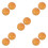 10Pcs Khaki Wood Hand Exercise Balls Durable Baoding Balls for Therapy 5