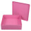 3Pcs Pink Square Tinplate Candy Containers with Lid for Home Use 3
