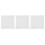 3Pcs White Lace Covers for Bread Machine Microwave Oven Home Use 10