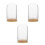 3Pcs Bamboo Base Glass Display Dome for Hydroponic Plant Propagation 5