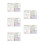 10Pcs Assorted Color Multiplication Chart Whiteboard for Classroom Use 9