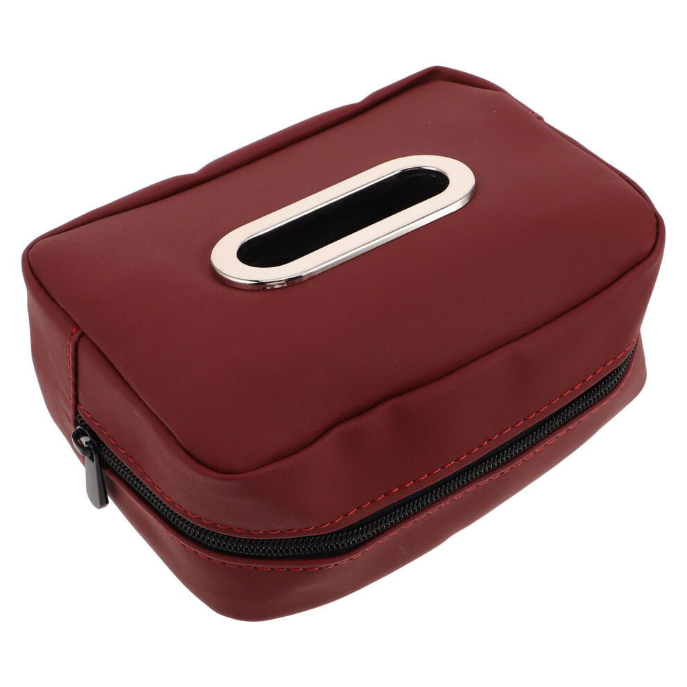 5Pcs Pu Car Tissue Box Auto Napkin Case Backseat Paper Organizer 3632862291837