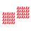 200Pcs Mini Santa Claus Boots Plastic Christmas Craft Table Decor 6
