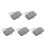 5Pcs Hard Eva Diabetic Meter Case Grey - Shockproof Travel Storage Bag 8