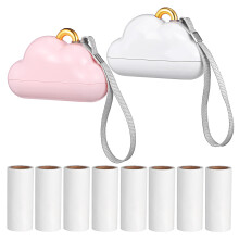 8Pcs Multi Plastic Pet Hair Roller with Handle Portable Lint Remover