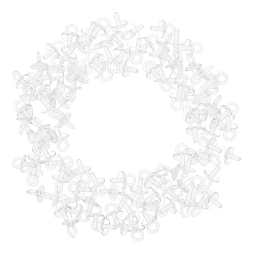 400Pièces Fixations Cup Résine Transparentes Pour Handmade 2